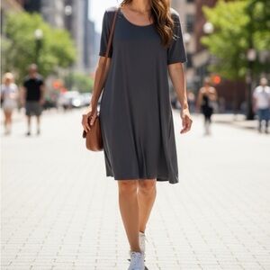 Philosophy Charcoal Midi Dress